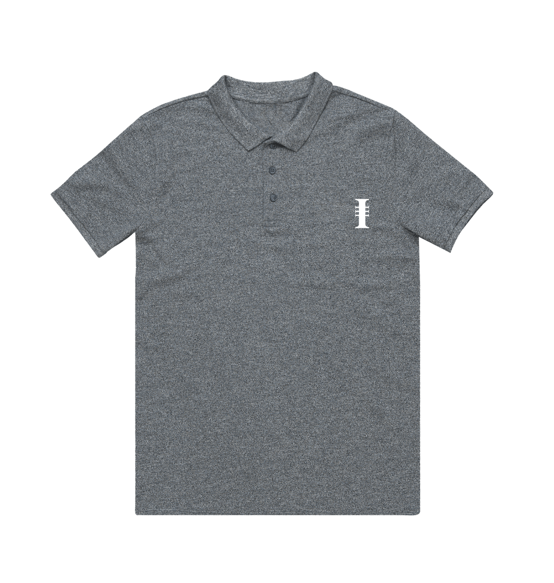 Heather Grey Inquisition Polo Shirt