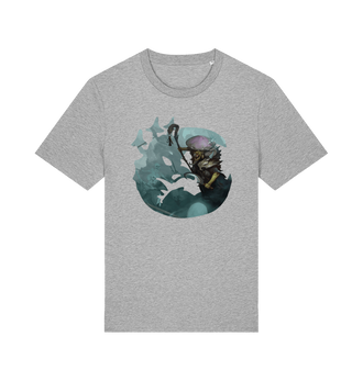 Heather Grey Printed T-shirt