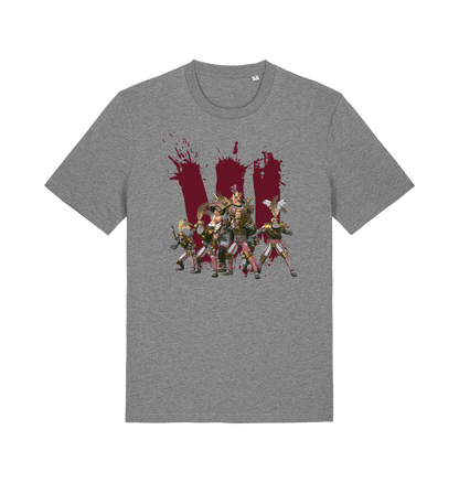 Mid Heather Grey Printed T-shirt Front