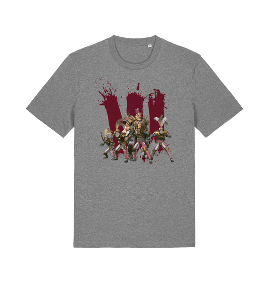 Mid Heather Grey Printed T-shirt Front
