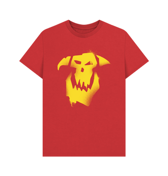 Red Orruk Warclans Graffiti Insignia T Shirt