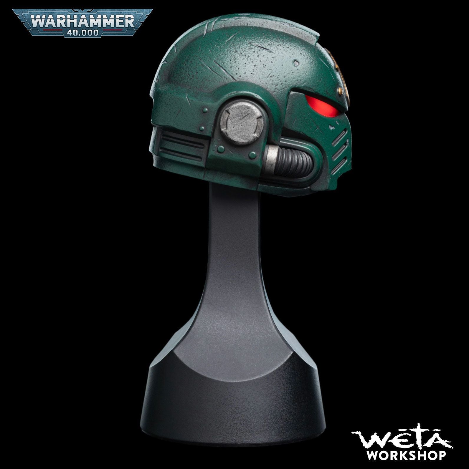 40k motorcycle helmet Weta Workshop: Warhammer 40,000 Replica 1/4 Dark Angels Helm 12 cm