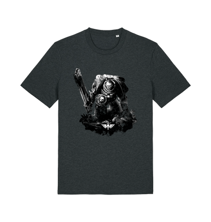 Dark Heather Grey Printed T-shirt