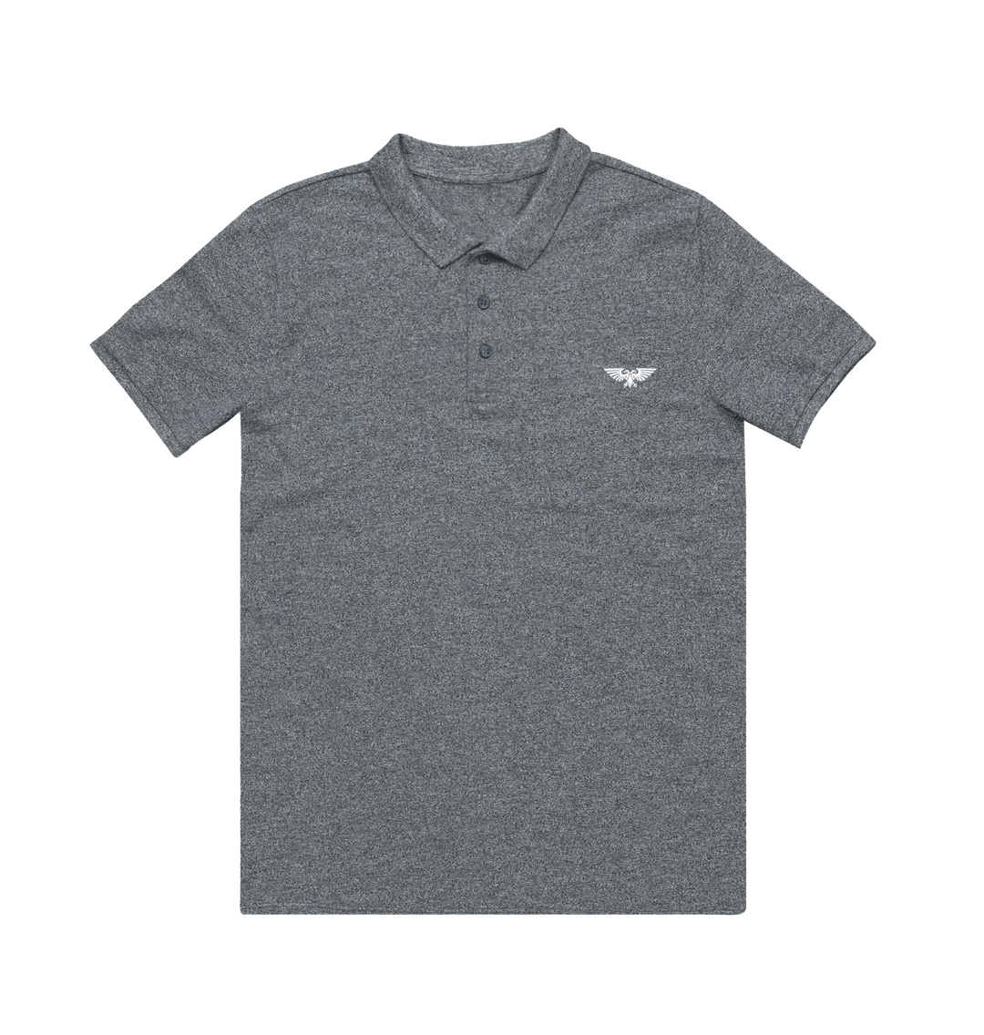 Heather Grey Imperium Polo Shirt