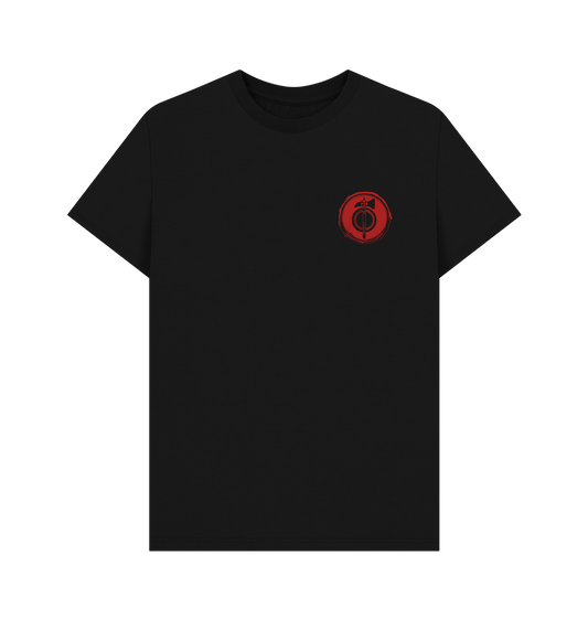 Black Premium Warhammer The Old World Pocket Logo T Shirt