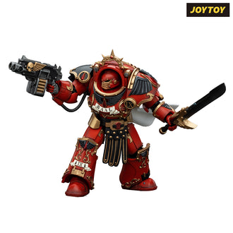 JoyToy Warhammer The Horus Heresy Action Figure - Blood Angels, Legion Praetor with Tartaros Terminator Armour (1/18 Scale) Preorder