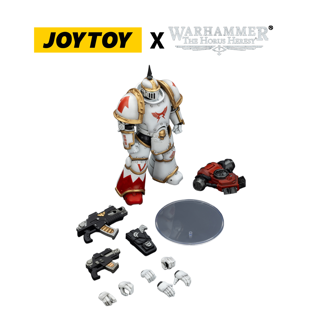 JoyToy Warhammer The Horus Heresy Action Figure - White Scars, MKIII Tactical Legionary (1/18 Scale)