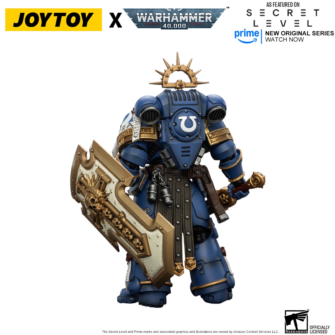 JoyToy Warhammer 40,000 Action Figure - Torvald with Power Sword, Stormshield and Bolt Pistol (1/18 Scale) Preorder
