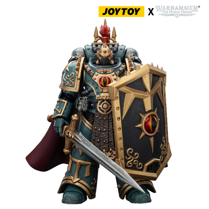 JoyToy Warhammer The Horus Heresy Action Figure - Sons of Horus ‘Little’ Horus Aximand, Captain of the 5th Company (1/18 Scale) Preorder