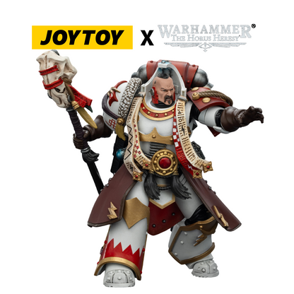 JOYTOY Warhammer The Horus Heresy Action Figure - White Scars, Stormseer Consul with Force Staff and Bolt Pistol (1/18 Scale) Preorder