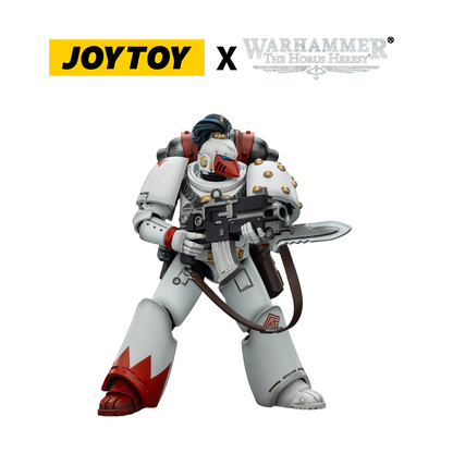 JoyToy Warhammer The Horus Heresy Action Figure - White Scars, MKVI Tactical Legionary (1/18 Scale)