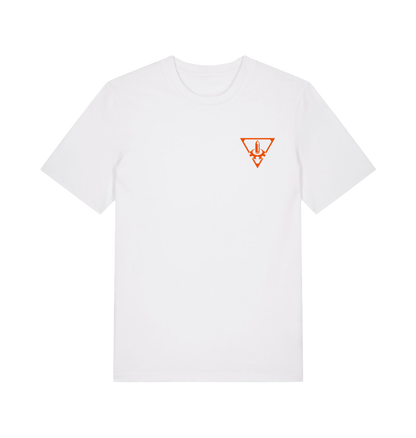 White Printed T-shirt Front