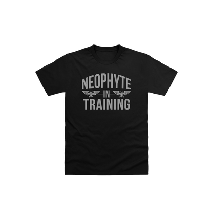 Black Printed Kids T-Shirt