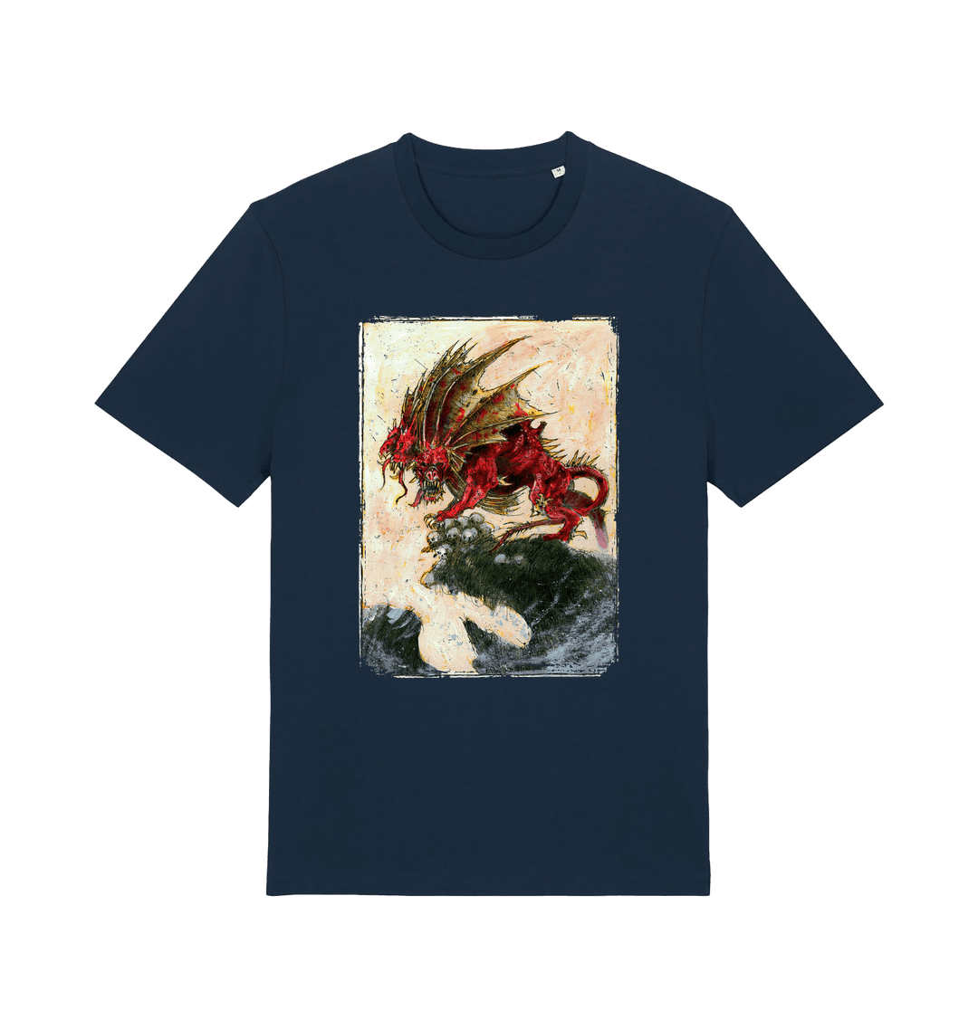 French Navy Printed T-shirt