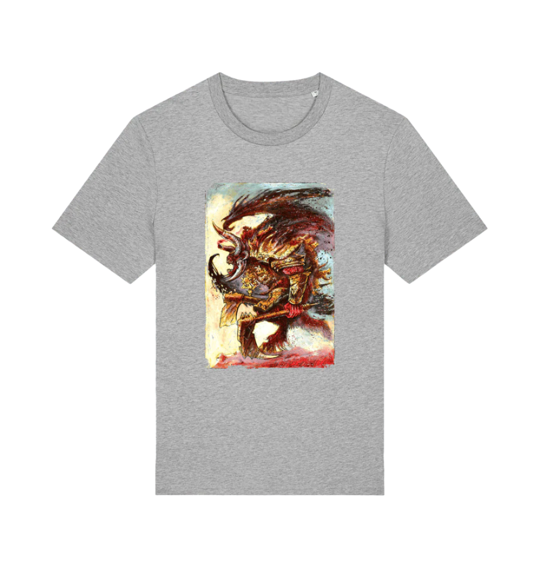 Heather Grey Printed T-shirt