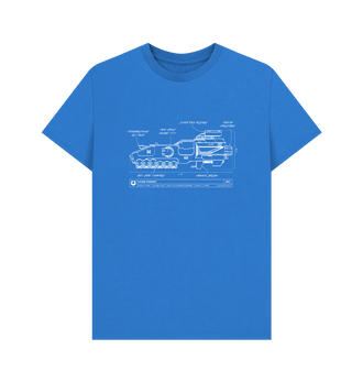 Bright Blue Ultramarines Storm Speeder T Shirt