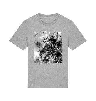 Heather Grey Printed T-shirt