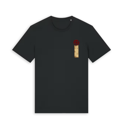 Black Printed T-shirt Front
