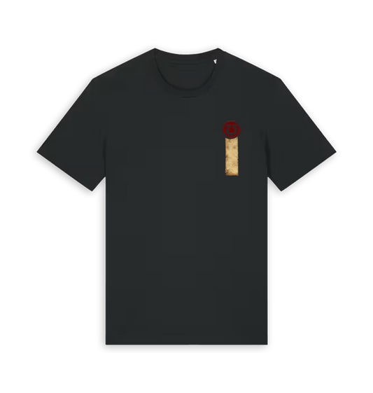 Black Printed T-shirt Front