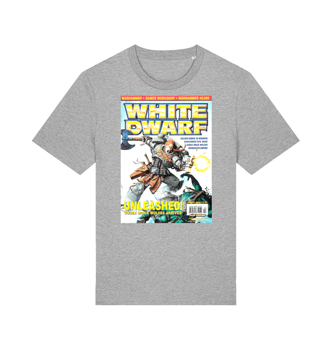 Heather Grey Printed T-shirt Front