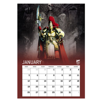 Adeptus Custodes 2025 Calendar