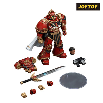 JoyToy Warhammer The Horus Heresy Action Figure - Blood Angels, Legion Praetor with Paragon Blade (1/18 Scale) Preorder