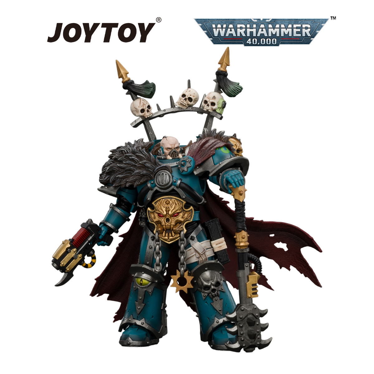JOYTOY Warhammer 40,000 - Alpha Legion, Chaos Lord (1/18 Scale) Preorder