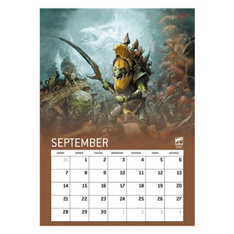 Age of Sigmar 2025 Calendar