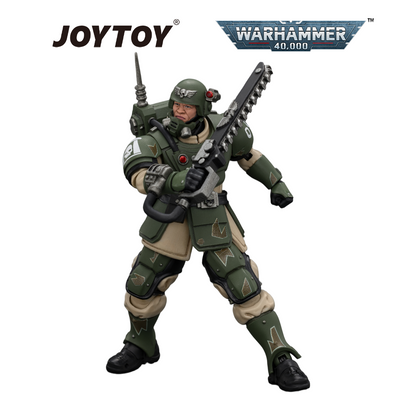 JOYTOY Warhammer 40,000 - Astra Militarum Kasrkin 1 with Chainsword and Plasma Pistol  (1/18 Scale) Preorder