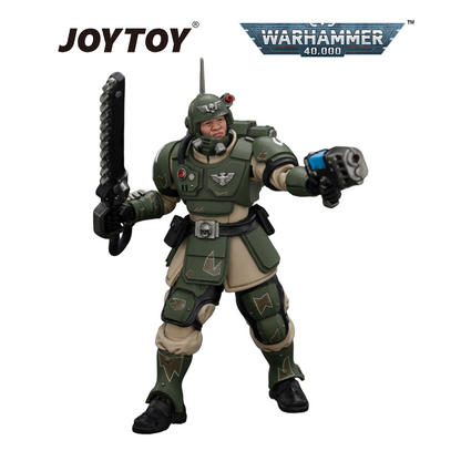 JOYTOY Warhammer 40,000 - Astra Militarum Kasrkin 1 with Chainsword and Plasma Pistol  (1/18 Scale) Preorder