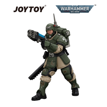 JOYTOY Warhammer 40,000 - Astra Militarum Kasrkin 1 with Chainsword and Plasma Pistol  (1/18 Scale) Preorder