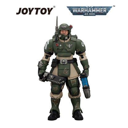 JOYTOY Warhammer 40,000 - Astra Militarum Kasrkin 1 with Chainsword and Plasma Pistol  (1/18 Scale) Preorder