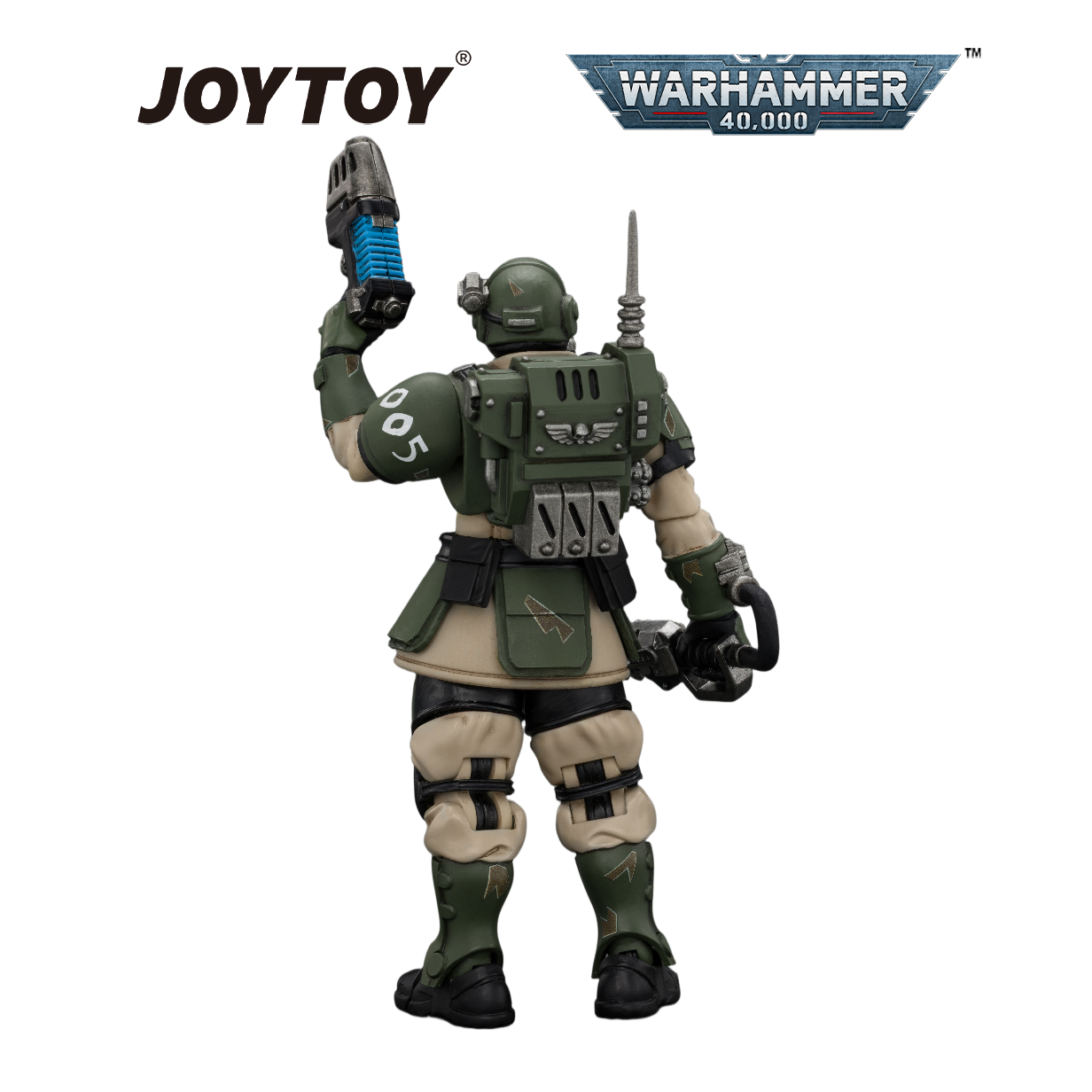 JOYTOY Warhammer 40,000 - Astra Militarum Kasrkin 1 with Chainsword and Plasma Pistol  (1/18 Scale) Preorder