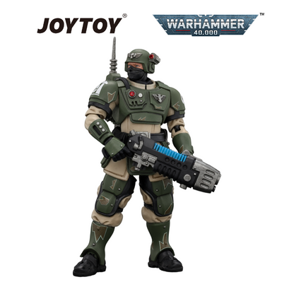 JOYTOY Warhammer 40,000 - Astra Militarum Kasrkin 4 with Plasma Gun (1/18 Scale) Preorder