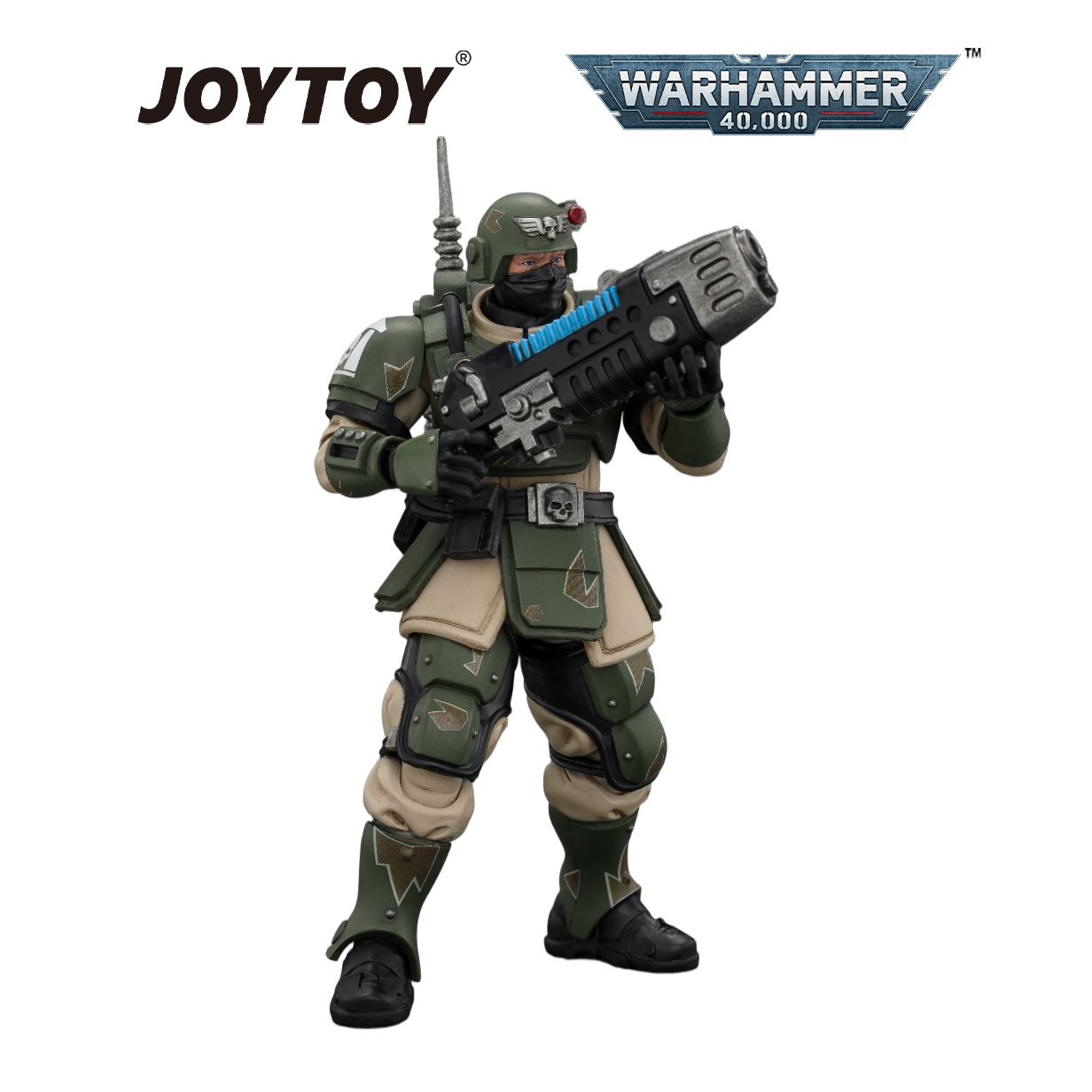JOYTOY Warhammer 40,000 - Astra Militarum Kasrkin 4 with Plasma Gun (1/18 Scale) Preorder