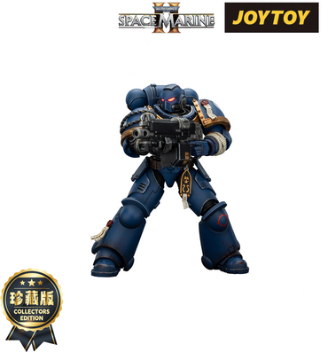 JoyToy Warhammer 40,000: Space Marine 2 Action Figure - Ultramarines, Brother Chairon - Collector’s Edition (1/18 Scale)