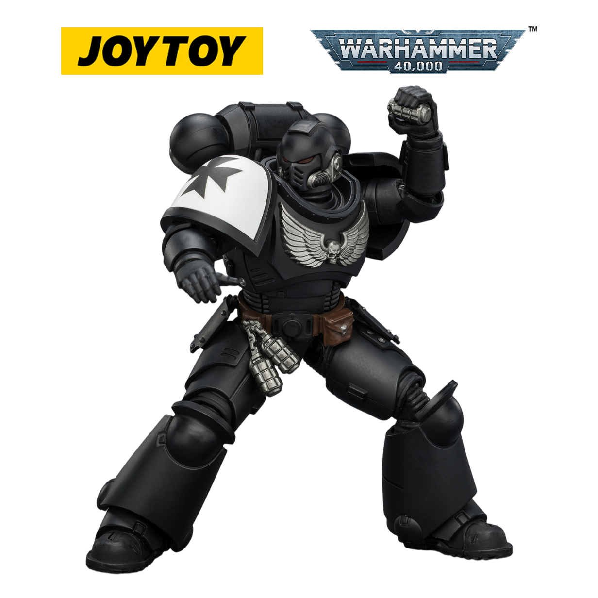JOYTOY Warhammer 40,000 - Black Templars, Intercessor (1/18 Scale) Preorder