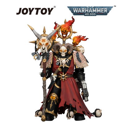 JOYTOY Warhammer 40,000 - Black Legion, Master of Possession with Staff of Possession and Bolt Pistol (1/18 Scale) Preorder