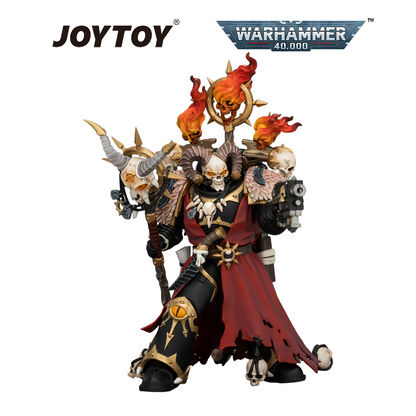 JOYTOY Warhammer 40,000 - Black Legion, Master of Possession with Staff of Possession and Bolt Pistol (1/18 Scale) Preorder