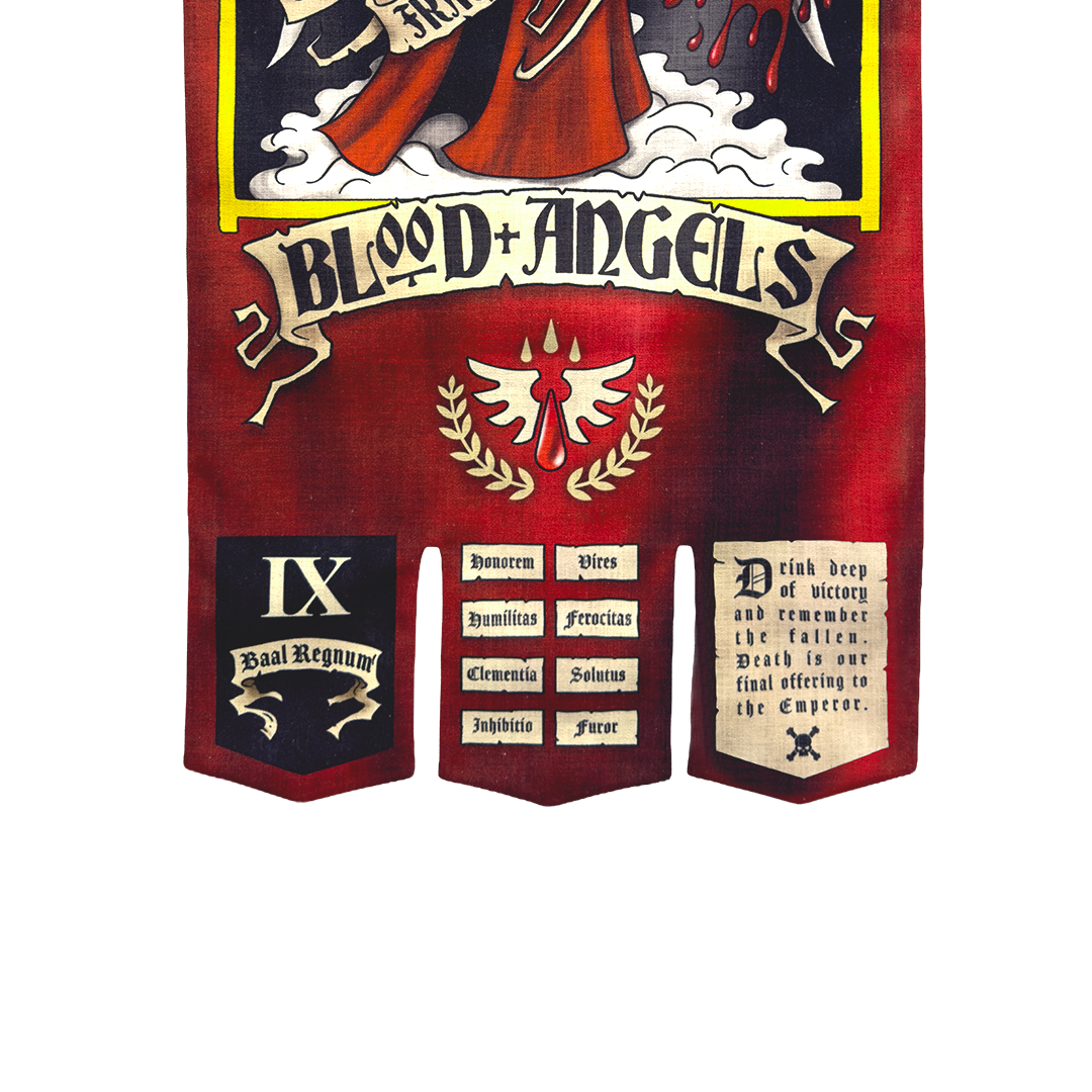Blood Angels Chapter Banner - Preorder