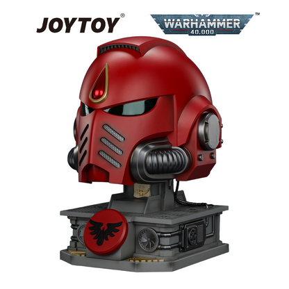 JOYTOY Warhammer 40,000: Blood Angels Mk X Helmet and Display Stand (1/1 Scale) Preorder
