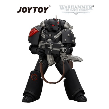 JOYTOY Warhammer The Horus Heresy - Dark Angels, MKVI Tactical Sergeant  with Power Sword and Plasma Pistol (1/18 Scale) Preorder