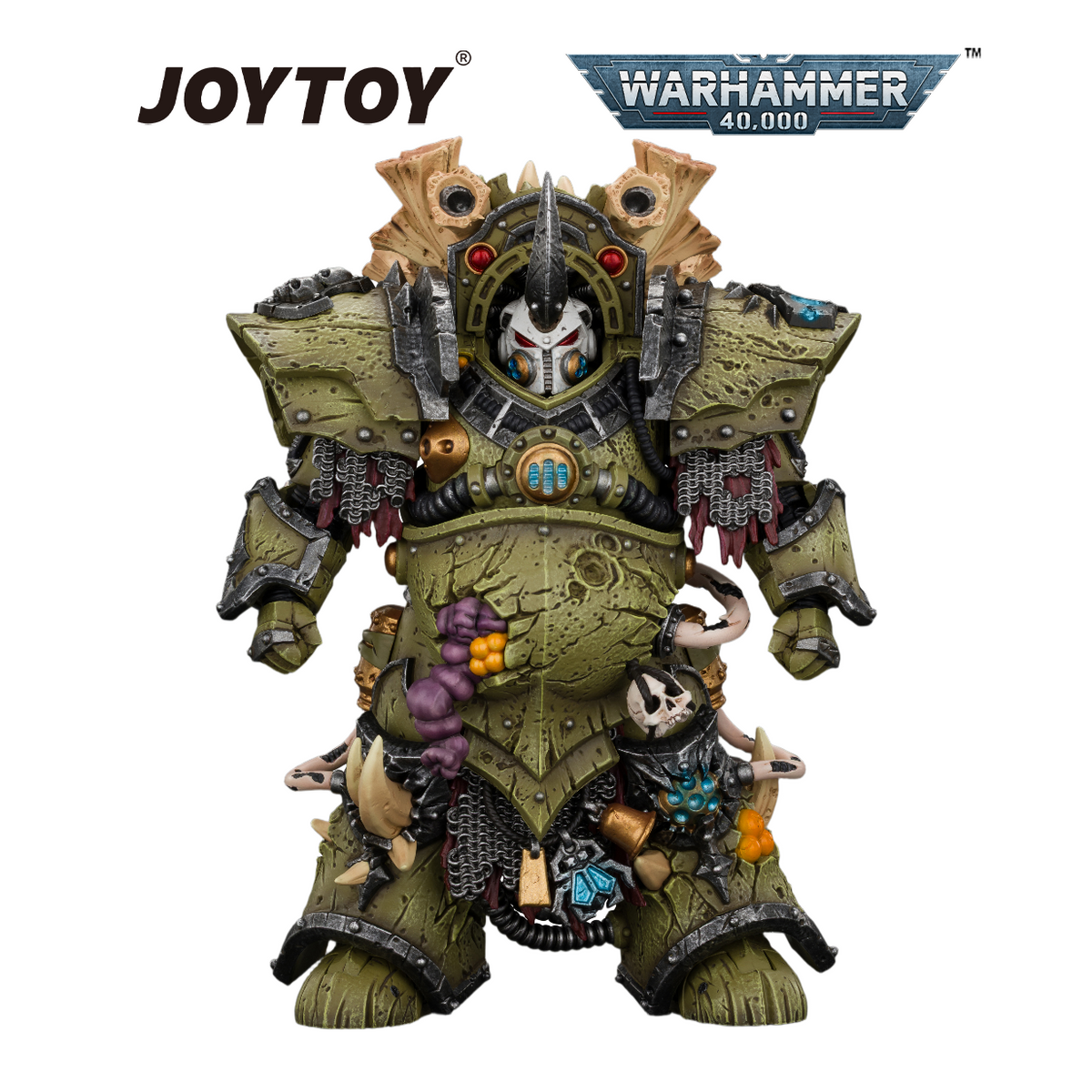 JOYTOY Warhammer 40,000 - Death Guard, Typhus, Herald of the Plague God (1/18 Scale) Preorder