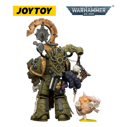 JOYTOY Warhammer 40,000 - Death Guard Tallyman with Plasma Pistol (1/18 Scale)