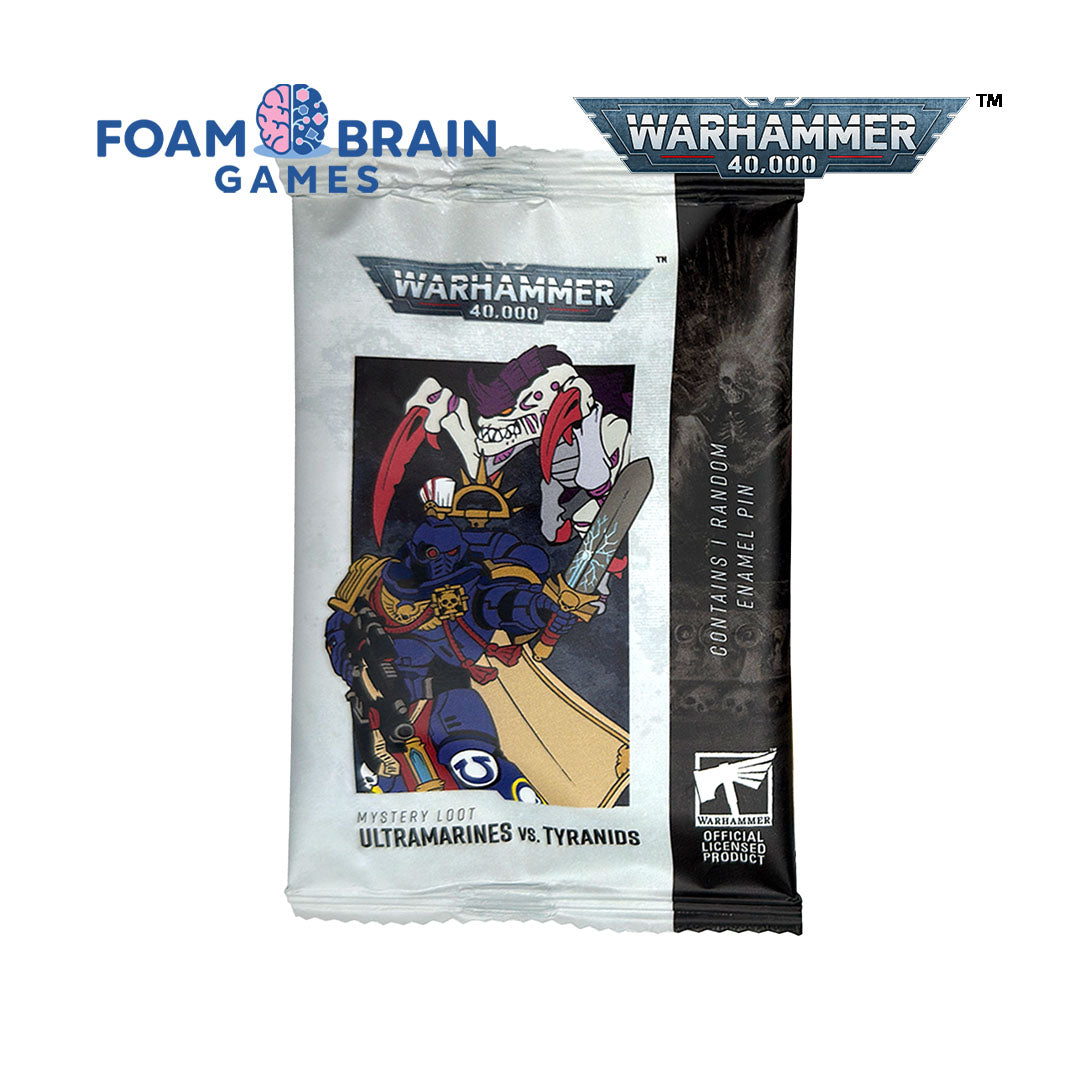 Warhammer 40,000 Mystery Loot: Ultramarines vs. Tyranids Enamel Pin USA