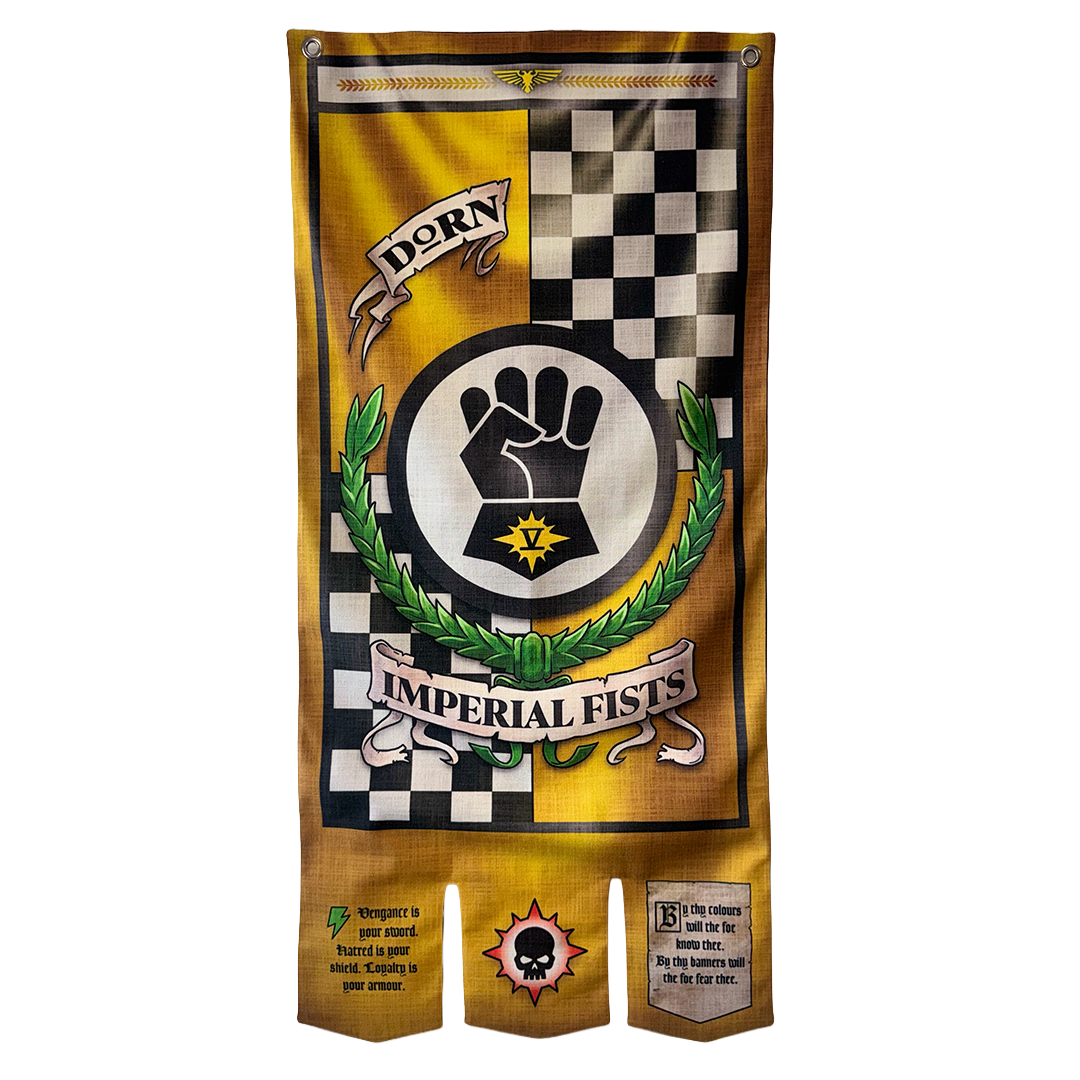 Warhammer 40,000: Imperial Fists 5th Company Banner - Preorder