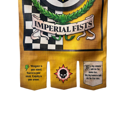 Warhammer 40,000: Imperial Fists 5th Company Banner - Preorder