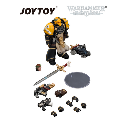 JOYTOY Warhammer The Horus Heresy - Imperial Fists, Champion Consul with Combi-Melta and Power Sword (1/18 Scale) Preorder