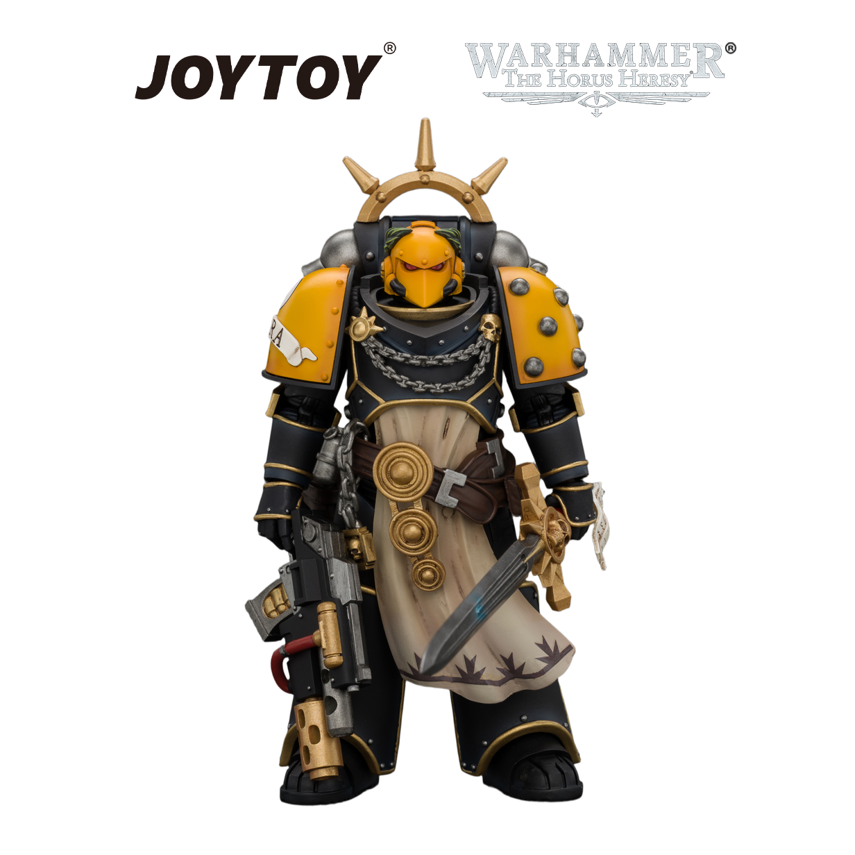 JOYTOY Warhammer The Horus Heresy - Imperial Fists, Champion Consul with Combi-Melta and Power Sword (1/18 Scale) Preorder