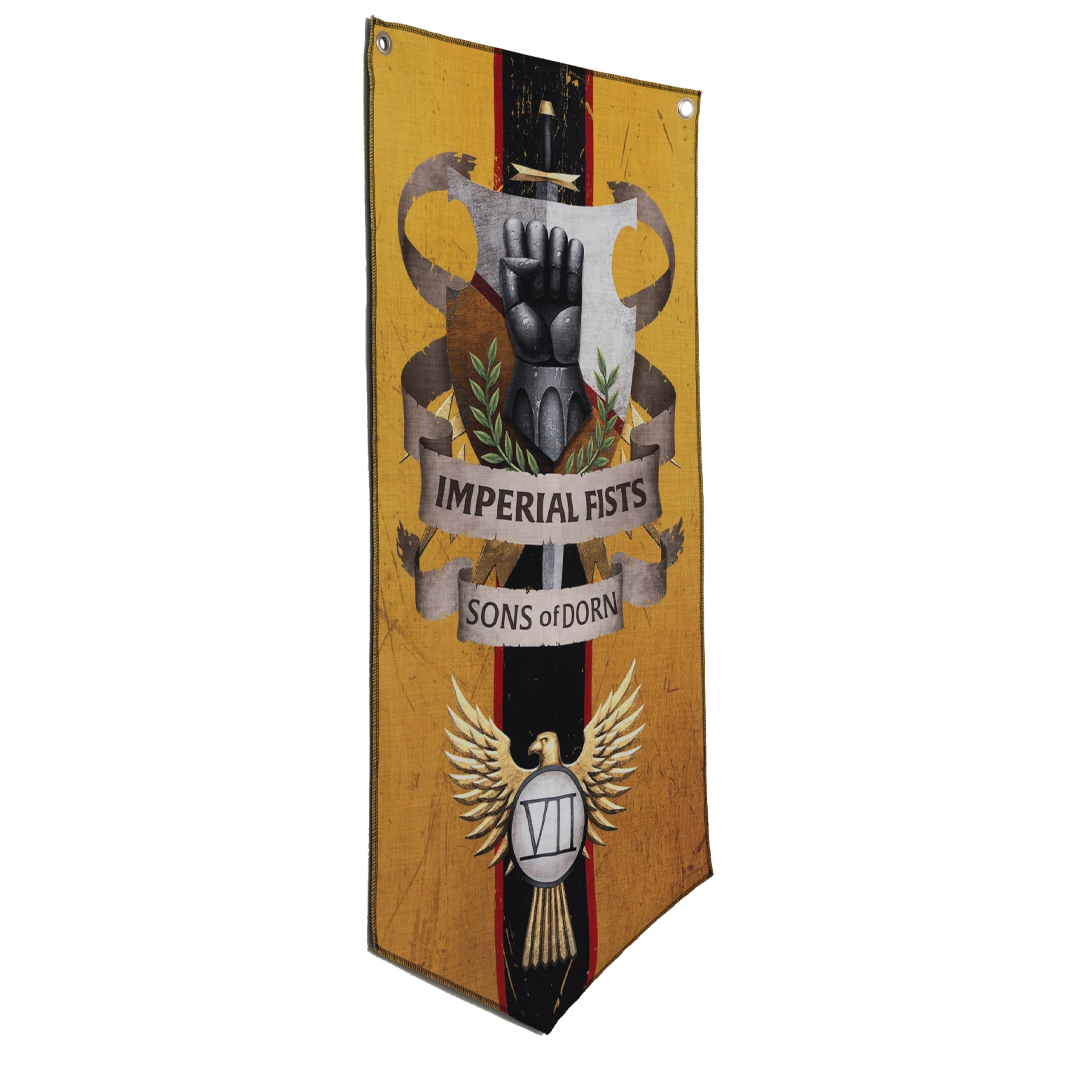 Imperial Fists Banner Side View